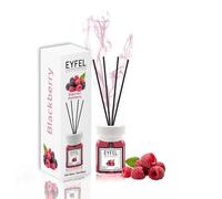 EYFEL Reed Diffusers - BlackBerry Reed Diffuser Set, 4.05 fl oz Oil Diffuser Sticks, Scented Sticks for Bathroom & Home Fragrances, Home Décor