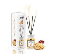 EYFEL Reed Diffusers for Home - Apple Pie Reed Diffuser Set 4.05 fl oz Oil Diffuser Sticks, Bathroom Diffuser, Oil Reed Diffuser, Scented Sticks, Oil Diffuser Sticks