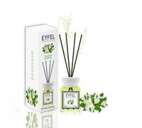 EYFEL Reed Diffusers for Home - Jasmine Reed Diffuser Set 4.05 fl oz Oil Diffuser Sticks, Bathroom Diffuser, Home Fragrances, Scented Sticks, Home Décor