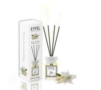 EYFEL Reed Diffusers for Home - White Lily Reed Diffuser Set 4.05 fl oz Oil Diffuser Sticks, Bathroom Diffuser, Home Fragrances, Scented Sticks, Home Décor
