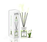EYFEL Snowdrop Reed Diffuser Set - 4.05 fl oz, Bathroom & Home Scented Sticks