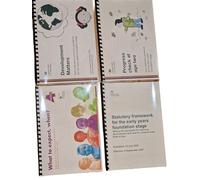 EYFS Development Matters & What to Expect & Statutory Framework 4 book set