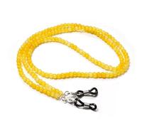 Eyglajdd Eyeglass Chains - Colorful Beaded Anti-Slip Glasses Strap, Adjustable Eyewear Lanyard for Women,Sunglasses/Reading Glasses Accessory