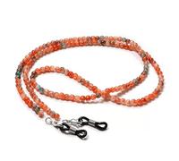 Eyglajdd Eyeglass Chains - Colorful Beaded Anti-Slip Glasses Strap, Adjustable Eyewear Lanyard for Women,Sunglasses/Reading Glasses Accessory