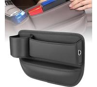 EYHQKRTR Car Seat Gap Filler For Skoda Yeti (5L) 5-door SUV 2009-2013, Leather Cup Holder Gap Bag Storage Box Seat Gap Organizer with Cup Holder Adjustable Waterproof Interior Accessories