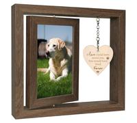 EYITUPC Rotating Wood Dog Memorial Frame Pet Remembrance Bereavement Gifts | If Love Could Have Saved You - You Would Have Lived Forever, Dog Memory, Pet Loss, Cat Memorial, Dis 2 15x10 cm