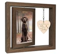 EYITUPC Rotating Wood Dog Memorial Frame Pet Remembrance Bereavement Gifts | You Were My Favorite Hello and My Hardest Goodbye, Dog Memory, Pet Loss, Cat Memorial, Dis 2 15x10 cm