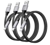 eyjiew USB C Cable, [3Pack, 1m/1m/0.5m] Type C Charger Fast Charging USB to USB C Cable Nylon Lead for Galaxy S24 S23 S22 ultra,A12 A13 A35 A53 A55,for iPhone 15 Pro Max,HTC,LG,for Moto G8