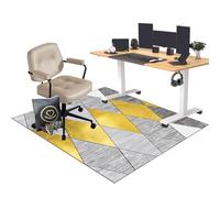 EYKWKB 120 x 160 cm Desk Chair Mat for Carpeted Floors | Office Chair Mat for Hardwood Floor | Gaming Office Computer Chair Mat for Hardwood Floors Carpet Wooden Floors | Carpet Protector Chair Mat