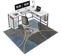 EYKWKB 120 x 160 cm Office Chair Mat for Carpeted and Hard Floor Gaming Chair Mat Multi-Purpose Carpet Protector Chair Mats Anti-Slip Low Pile Carpet Mats for Home Office Floor Protectors for Chairs