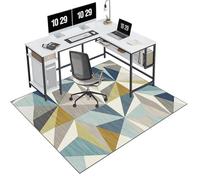 EYKWKB 160 x 180 cm Floor Protector for Rolling Chair Heavy Duty Office Chair Mat for Hard Floors Gaming Chair Mat Chair Mats for Carpeted Floors Durable Floor Protection Mat