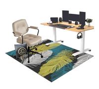 EYKWKB 70 x 120 cm Desk Chair Mat for Carpeted Floors | Office Chair Mat for Hardwood Floor | Gaming Office Computer Chair Mat for Hardwood Floors Carpet Wooden Floors | Carpet Protector Chair Mat
