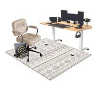 EYKWKB 80 x 120 cm Desk Chair Mat for Carpeted Floors | Office Chair Mat for Hardwood Floor | Gaming Office Computer Chair Mat for Hardwood Floors Carpet Wooden Floors | Carpet Protector Chair Mat