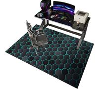 EYKWKB 80 x 120 cm Gaming Chair Mat for Carpet & Hard Floors, Office & Home Use, Large Size, Wooden Floor Protector