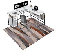 EYKWKB 80 x 120 cm Heavy Duty Office Chair Mat for Hard Floors | Floor Protector for Rolling Chair | Desk Protector Mat | Floor Protection Mat | Gaming Chair Mat for Carpet Floors