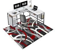 EYKWKB 80 x 120 cm Office Chair Mat for Carpeted and Hard Floor Gaming Chair Mat Multi-Purpose Carpet Protector Chair Mats Anti-Slip Low Pile Carpet Mats for Home Office Floor Protectors for Chairs