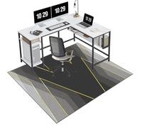 EYKWKB 90 x 120 cm Heavy Duty Office Chair Mat for Hard Floors | Floor Protector for Rolling Chair | Desk Protector Mat | Floor Protection Mat | Gaming Chair Mat for Carpet Floors