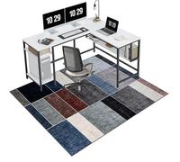 EYKWKB 90 x 120 cm Heavy Duty Office Chair Mat for Hard Floors | Floor Protector for Rolling Chair | Desk Protector Mat | Floor Protection Mat | Gaming Chair Mat for Carpet Floors