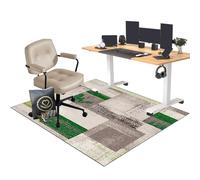EYKWKB Carpet Protector Chair Mat for Office Chair | Gaming Chair Mat | Office Chair Mat for Carpet and Hardwood Floor | Gaming Rug | Floor Mat Anti Slip for Home Office Gaming Room 120 x 140 cm