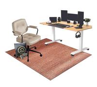 EYKWKB Carpet Protector Chair Mat for Office Chair | Gaming Chair Mat | Office Chair Mat for Carpet and Hardwood Floor | Gaming Rug | Floor Mat Anti Slip for Home Office Gaming Room 100 x 120 cm