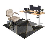 EYKWKB Carpet Protector Chair Mat for Office Chair | Gaming Chair Mat | Office Chair Mat for Carpet and Hardwood Floor | Gaming Rug | Floor Mat Anti Slip for Home Office Gaming Room 90 x 140 cm