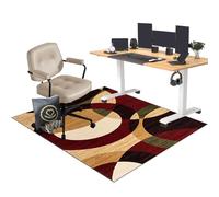 EYKWKB Carpet Protector Chair Mat for Office Chair | Gaming Chair Mat | Office Chair Mat for Carpet and Hardwood Floor | Gaming Rug | Floor Mat Anti Slip for Home Office Gaming Room 70 x 120 cm