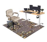EYKWKB Hard-Floor Chair Mats Non Slip Protective Chair Mat Carpet Gaming Chair Mat for Office Gamers Computer Desk Hardwood Carpet Protector Chair Mat for Home and Office 80 x 160 cm
