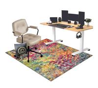 EYKWKB Hard-Floor Chair Mats Non Slip Protective Chair Mat Carpet Gaming Chair Mat for Office Gamers Computer Desk Hardwood Carpet Protector Chair Mat for Home and Office 120 x 160 cm