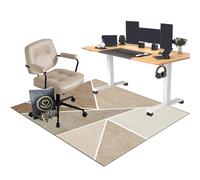 EYKWKB Heavy Duty Office Chair Mat for Hard Floors - Gaming Chair Mat for Carpet Floors - Floor Protector for Rolling Chair - Desk Protector Mat 120 x 160 cm - Durable Floor Protection Mat
