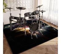 EYKWKB Non-Slip Soundproof Drum Blanket for Drums & Percussion | Drum Rug Mat Drum Carpet | Electronic Drums Bass Drum Snare Drums Racks Guitars Drum Kit Musical Instruments Mat 200 x 160 cm