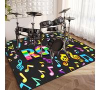 EYKWKB Non-Slip Soundproof Drum Blanket for Drums & Percussion | Drum Rug Mat Drum Carpet | Electronic Drums Bass Drum Snare Drums Racks Guitars Drum Kit Musical Instruments Mat 200 x 160 cm