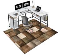 EYKWKB Office Chair Mat for Carpeted Floor | Low/No Pile Carpet Protector Chair Mat for Easy Glide | Desk Chair Mat Large | Computer Gaming Chair Mat | Floor Protector for Chairs 140 x 180 cm