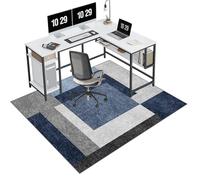 EYKWKB Office Chair Mat for Carpets, Carpet Protector Floor Mat, Desk Chair Mat for Carpeted Floors, Gaming Chair Mat, Floor Protector for Office and Home Desk Chairs 100 x 140 cm