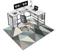 EYKWKB Office Chair Mat for Carpets, Carpet Protector Floor Mat, Desk Chair Mat for Carpeted Floors, Gaming Chair Mat, Floor Protector for Office and Home Desk Chairs 120 x 140 cm