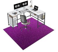 EYKWKB Office Chair Mat for Carpets, Carpet Protector Floor Mat, Desk Chair Mat for Carpeted Floors, Gaming Chair Mat, Floor Protector for Office and Home Desk Chairs 120 x 140 cm