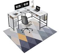 EYKWKB Office Chair Mat for Carpets, Carpet Protector Floor Mat, Desk Chair Mat for Carpeted Floors, Gaming Chair Mat, Floor Protector for Office and Home Desk Chairs 140 x 160 cm
