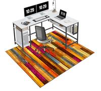 EYKWKB Office Chair Mat for Hardwood Floor, Carpet Protector Chair Mat, Desk Chair Mat for Carpeted Floors, 120 x 160 cm Gaming Office Computer Chair Mat for Hardwood Floors Carpet Wooden Floors