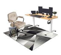 EYKWKB Office Chair Mat for Hardwood Floor - Desk Chair Mat for Carpeted Floors - Gaming Office Computer Chair Mat for Hardwood Floors Carpet Wooden Floors 120 x 160 cm - Carpet Protector Chair Mat