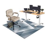 EYKWKB Office Chair Mat for Hardwood Floor - Desk Chair Mat for Carpeted Floors - Gaming Office Computer Chair Mat for Hardwood Floors Carpet Wooden Floors 150 x 200 cm - Carpet Protector Chair Mat