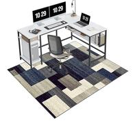 EYKWKB Office Chair Mat for Hardwood Floor, Desk Chair Mat for Carpeted Floors, Gaming Rug, Home Office Gaming Chair Mat, Carpet Protector Floor Mat, Floor Protector for Rolling Chair 90 x 140 cm