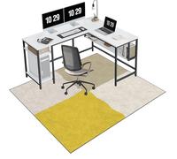 EYKWKB Office Chair Mat for Hardwood Floor, Desk Chair Mat for Carpeted Floors, Gaming Rug, Home Office Gaming Chair Mat, Carpet Protector Floor Mat, Floor Protector for Rolling Chair 80 x 120 cm