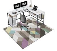 EYKWKB Office Chair Mat for Hardwood Floor, Desk Chair Mat for Carpeted Floors, Gaming Rug, Home Office Gaming Chair Mat, Carpet Protector Floor Mat, Floor Protector for Rolling Chair 80 x 120 cm
