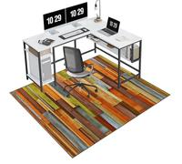 EYKWKB Office Chair Mat for Hardwood Floor, Gaming Rug, Office Desk Chair Mat for Floor Protection, Gaming Chair Mat for Carpet Floors, Floor Protector for Rolling Chair, Chair Mats 70 x 120 cm
