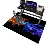 EYKWKB Office Gaming Chair Mat for Carpet, Hard-Floor Chair Mats, Computer Chair Mat for Hardwood Floor, Carpet Protector Mat, Non Slip Gaming Rug, Desk Chair Mat 120 x 140 cm