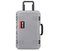 Eylar 22 Inch Intact Premium Series Hard Rolling Carry-On Travel Case, Lightweight and Durable Design with Foam (Gray)