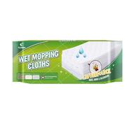 Eyliden 24-Count Wet Floor Cleaning Wipes, Pre-Moistened Mop Refill Pads with Cleaner Universal for 10 inch Sweeper Mops - Multi-Surface Hardwood, Laminate & Tile Floors