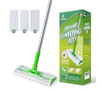 Eyliden Mop Starter Kit with 36 Refills(12 Wet Wipes + 24 Dry Cloths)