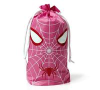Eylola 30PCS 7 x 10 inch Pink Ghost Spider Birthday Decorations Spider Party Supplies Bundle SpiderThemed Gift Bags Plastic Halloween Birthday Party Decorations Spider Candy Bags