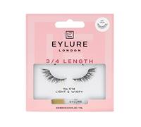 Eylure False Lashes Light & Wispy No. 014 - 3/4 Length - Black - One Size