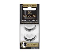 Eylure False Eyelashes Pre-Glued Design, Sapphire Luxe Faux Mink Single Pair | Stays for up to 15 hours, Easy to wear